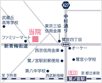 やまぐち内科ハートクリニック　地図